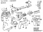 Bosch 0 603 167 403 Csb 550 Ret Percussion Drill 230 V / Eu Spare Parts